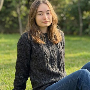 Fisherman Cable Knit Sweater — Chunky Winter Pullover Jumper, Merino Wool Blend Knitwear, Cozy Classic Knit Sweater